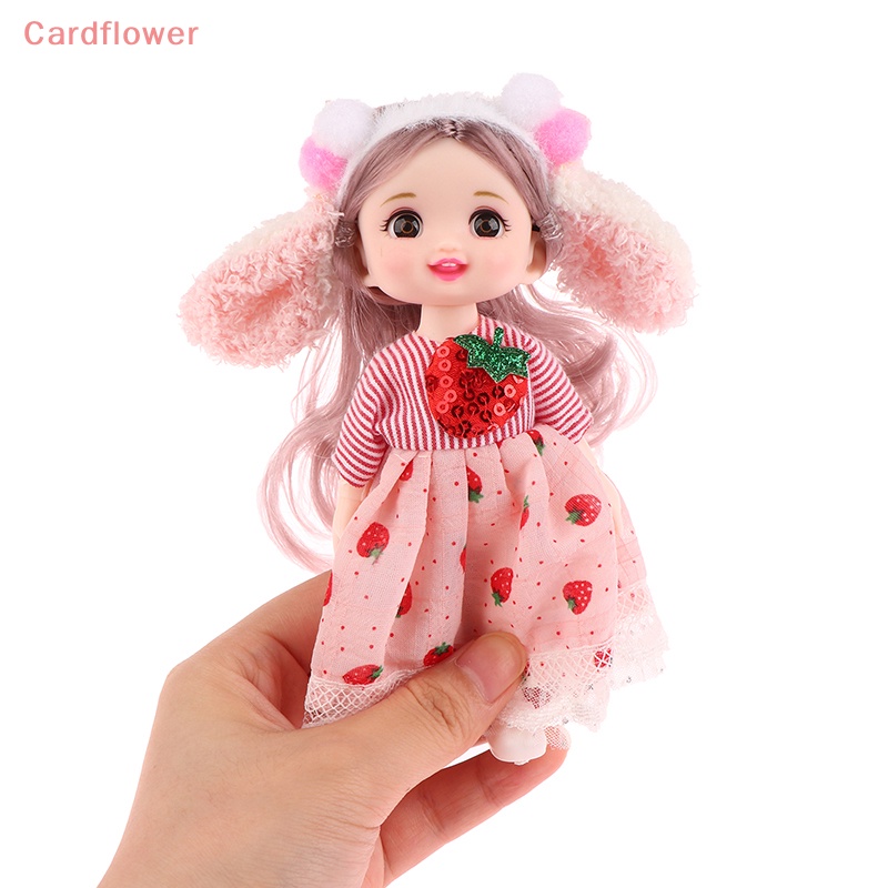 &lt; Cardflower &gt; Búp Bê Công Chúa Mini Dễ Thương Thời Trang Sáng Tạo Và Thiết Thực Làm Quà Tặng Sinh Nhật Thủ Công Tinh Tế 16CM Mới