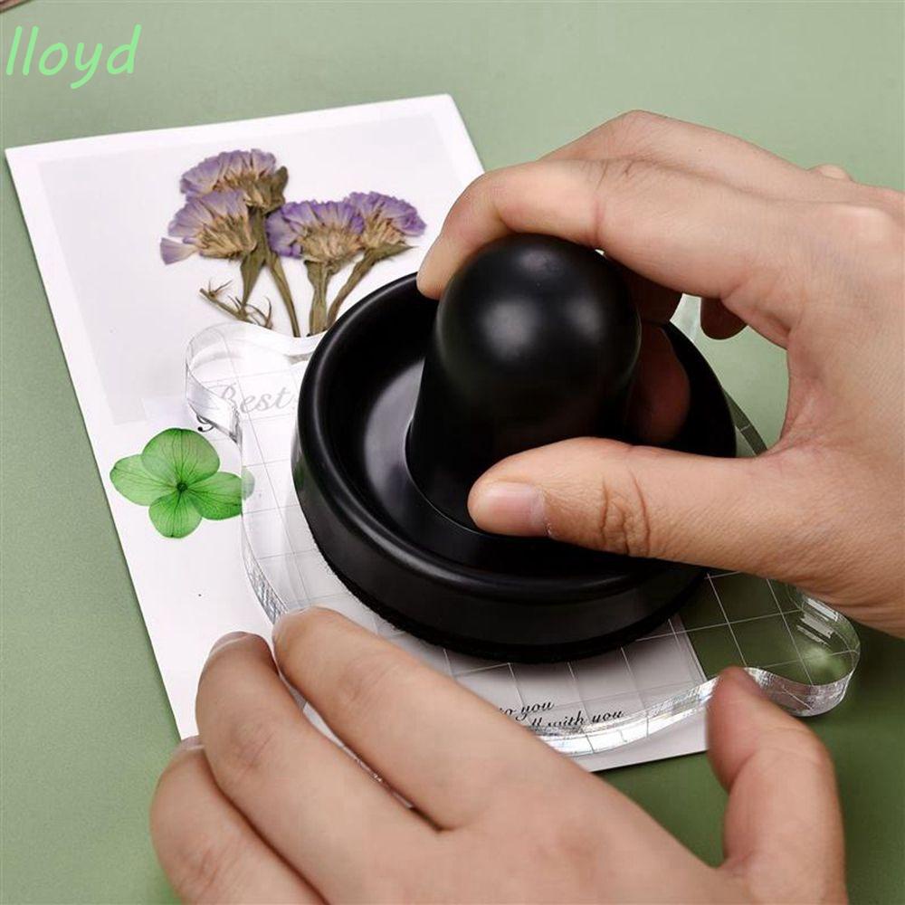LLOYD Dụng Cụ Dập Áp Suất 6x7.5cm ​ Dụng Cụ In Tem Trong Suốt Trang Trí Sổ Tay