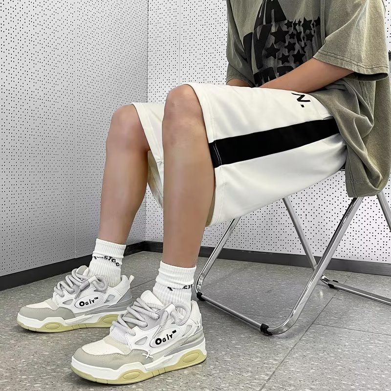 Quần Short Thể Thao Dáng Rộng Phong Cách Đường Phố Mỹ Thời Trang Mùa Hè Cho Nam