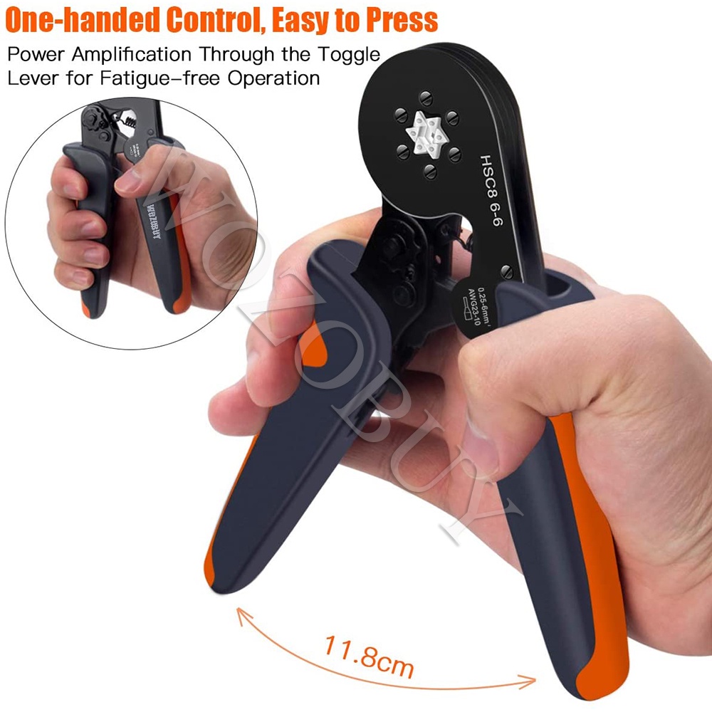 Bộ Kìm Cắt Và Tuốt Dây Điện HSC8 6-6A 8-Inch Tự Điều Chỉnh Chuyên Dụng
