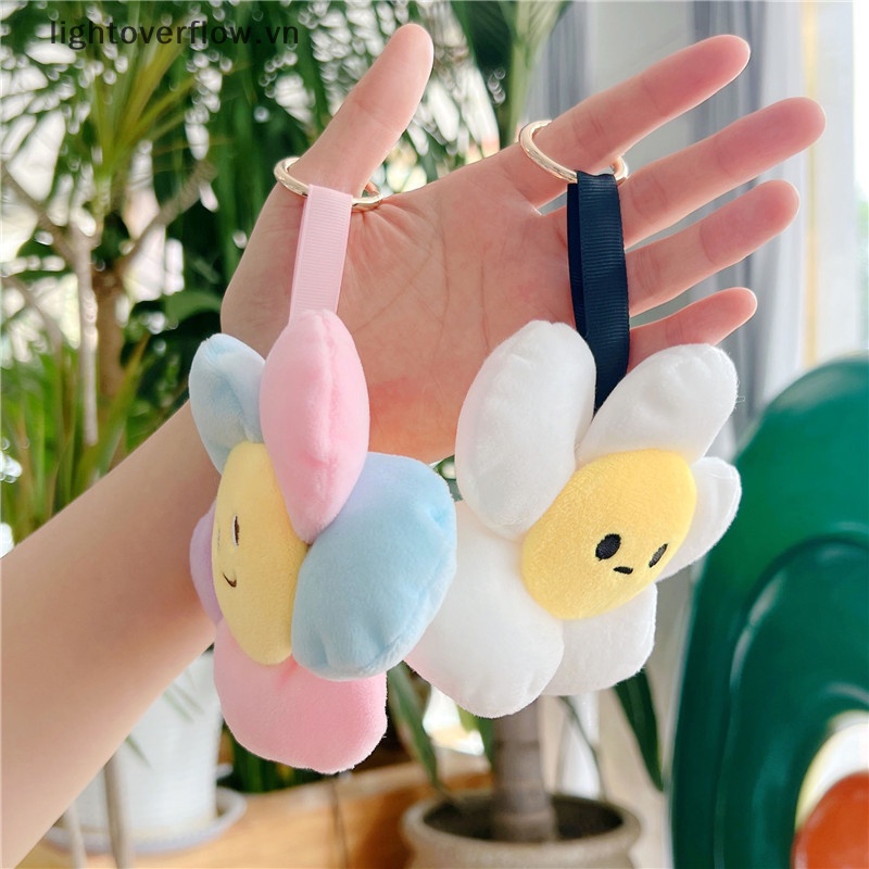 Móc Khóa Hình Hoa Hướng Dương Nhồi Bông Xinh Xắn