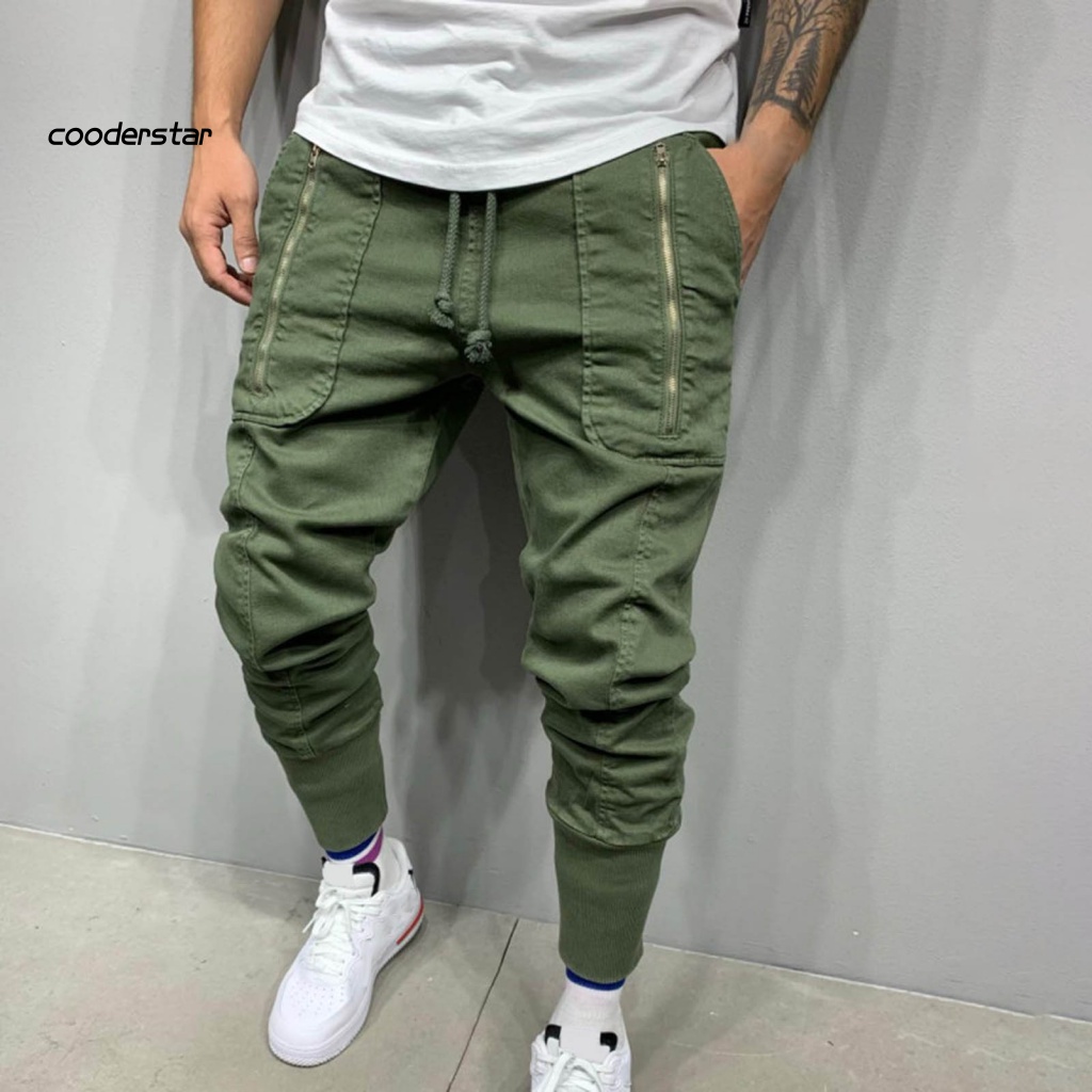 Quần Dài Thể Thao Rút Dây Màu Trơn Thời Trang Cho Nam