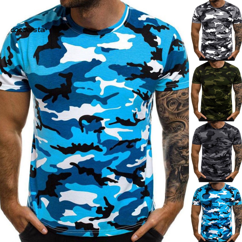 Áo Thun Tay Ngắn Dáng Ôm In Họa Tiết Rằn Ri Thời Trang Mùa Hè Cho Nam