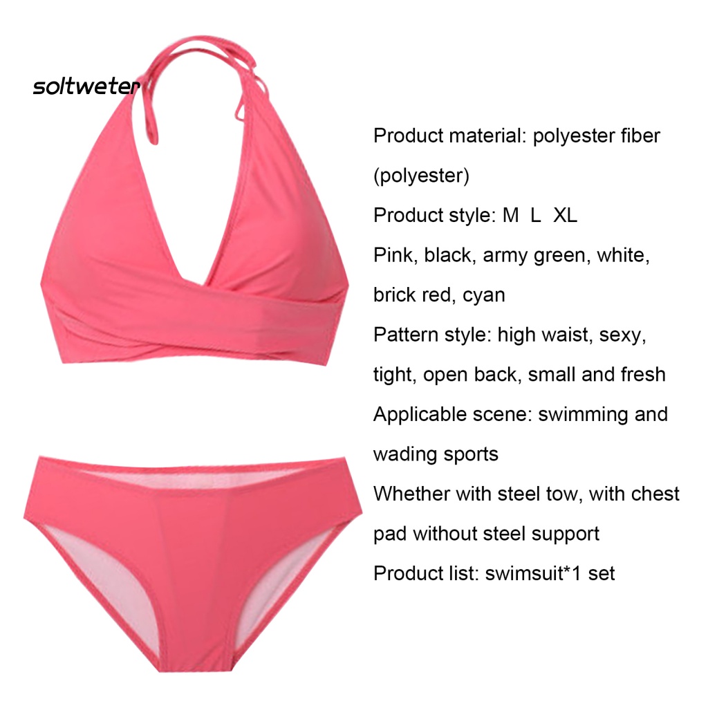 Bộ Đồ Bơi Lưng Cao Dáng Ôm Thời Trang Quyến Rũ Cho Nữ