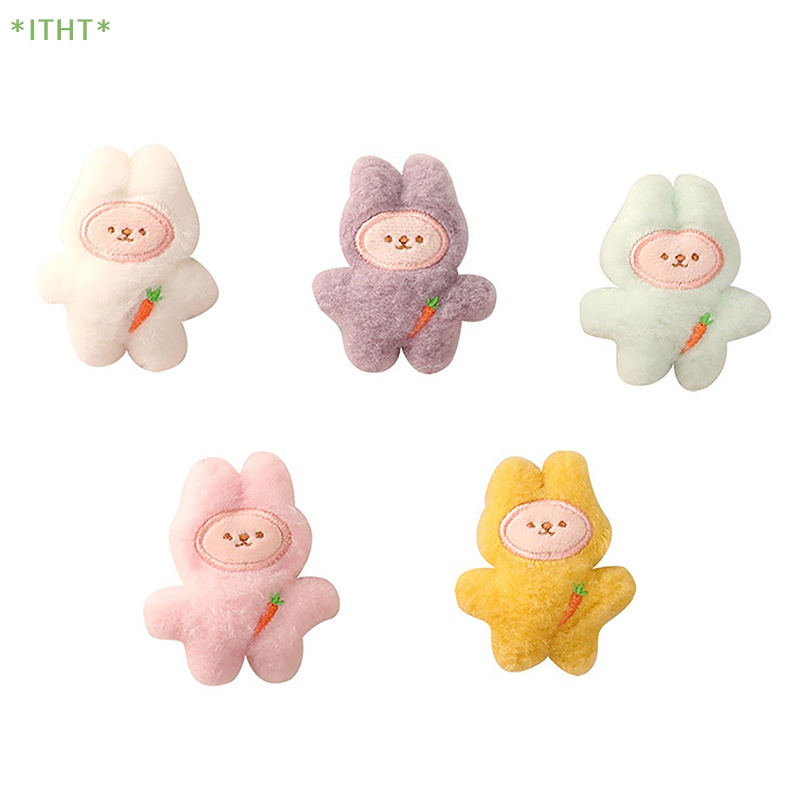Móc Khóa Thỏ Nhồi Bông Mềm Mại Trang Trí Dễ Thương Mới