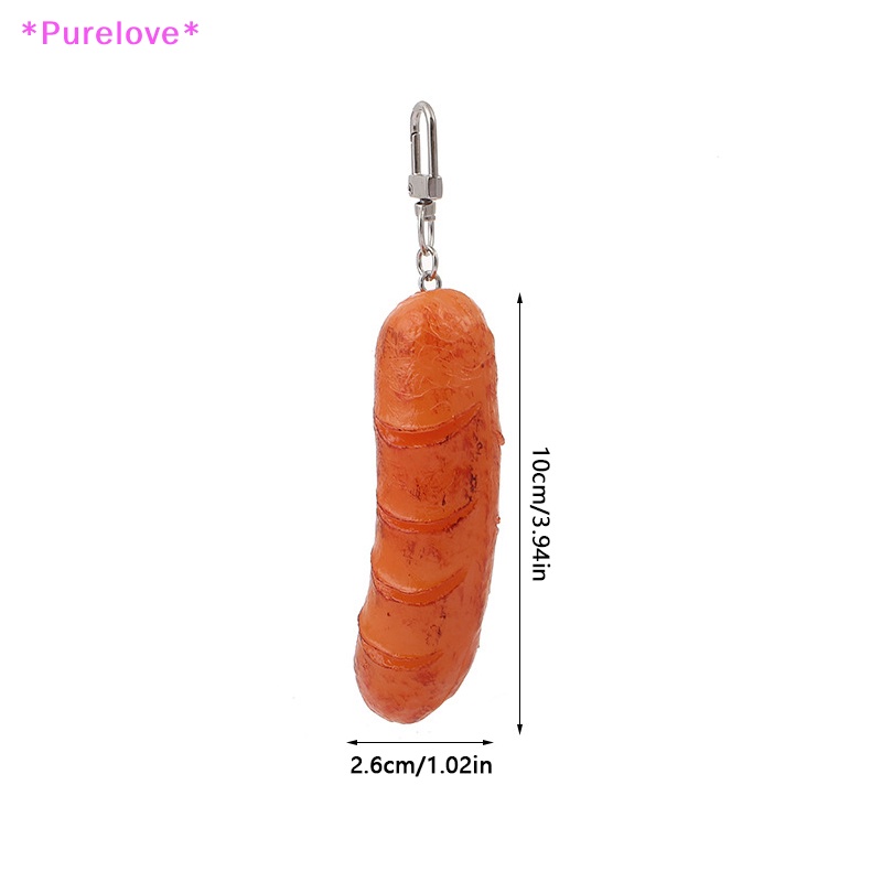 Móc Khóa Hình Hot Dog Ngộ Nghĩnh Dễ Thương Mới