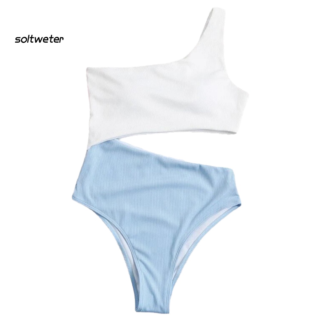 Bộ Đồ Bơi Bikini 2 Mảnh Màu Trơn Có Đệm Ngực Gợi Cảm Cho Nữ