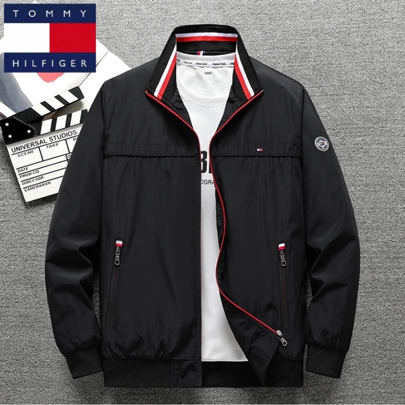 Áo Khoác Tommyhilfiger 100% Thoáng Khí Phong Cách Vintage Cho Nam