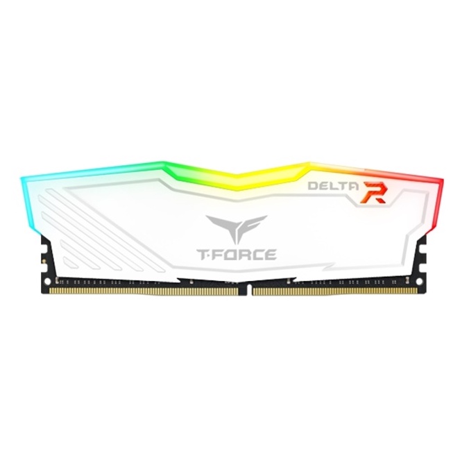 Ram TeamGroupT-Force Delta  White  RGB  8GB/3600 tải nhiệt; 36T