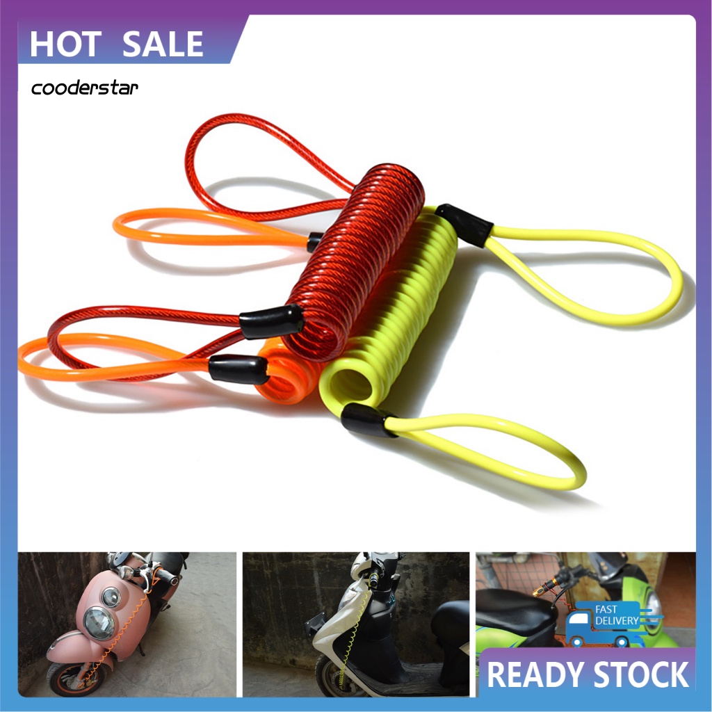 Dây Khóa Đĩa Phanh Cảnh Báo Bằng Thép Không Gỉ Chống Ăn Mòn Bền Bỉ Màu Sắc Tươi Sáng