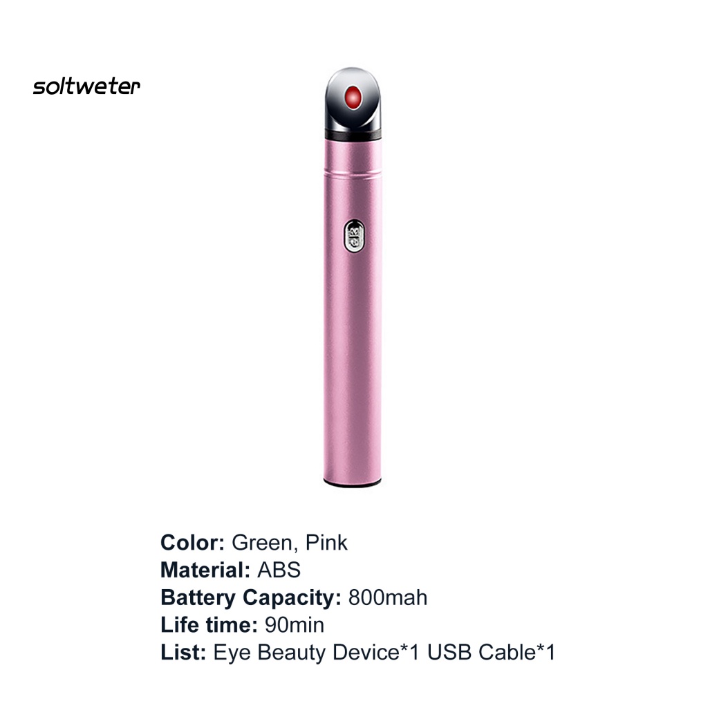 Cây Lăn Mát Xa Mắt Bằng ABS Thoải Mái Chống Nếp Nhăn Có Thể Sạc Lại Cho Nữ