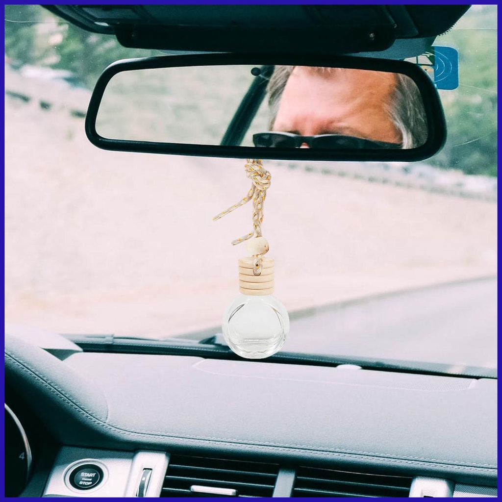 Bình Thủy Tinh Rỗng Mini Treo Xe Hơi Khuếch Tán Tinh Tế