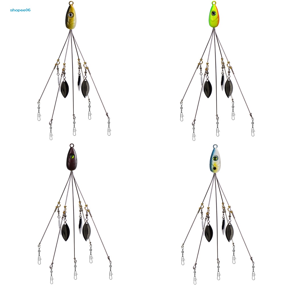 Mồi Giả Nhử Cá 5 Khúc 18g Bằng PEMG Gắn Kèm Dù