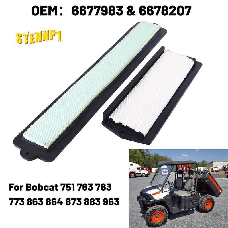 Bộ Lọc Khí Nóng Chống Trượt Cho Bobcat 751 763 763 773 863 864 873 883 963 6677983 &amp; 6678207