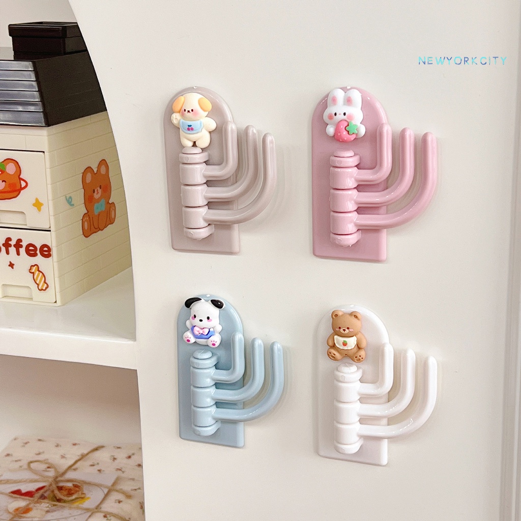 Móc Treo Đồ Dán Tường Hình Chú Ếch Hoạt Hình Chống Nước Không Để Lại Dấu Vết