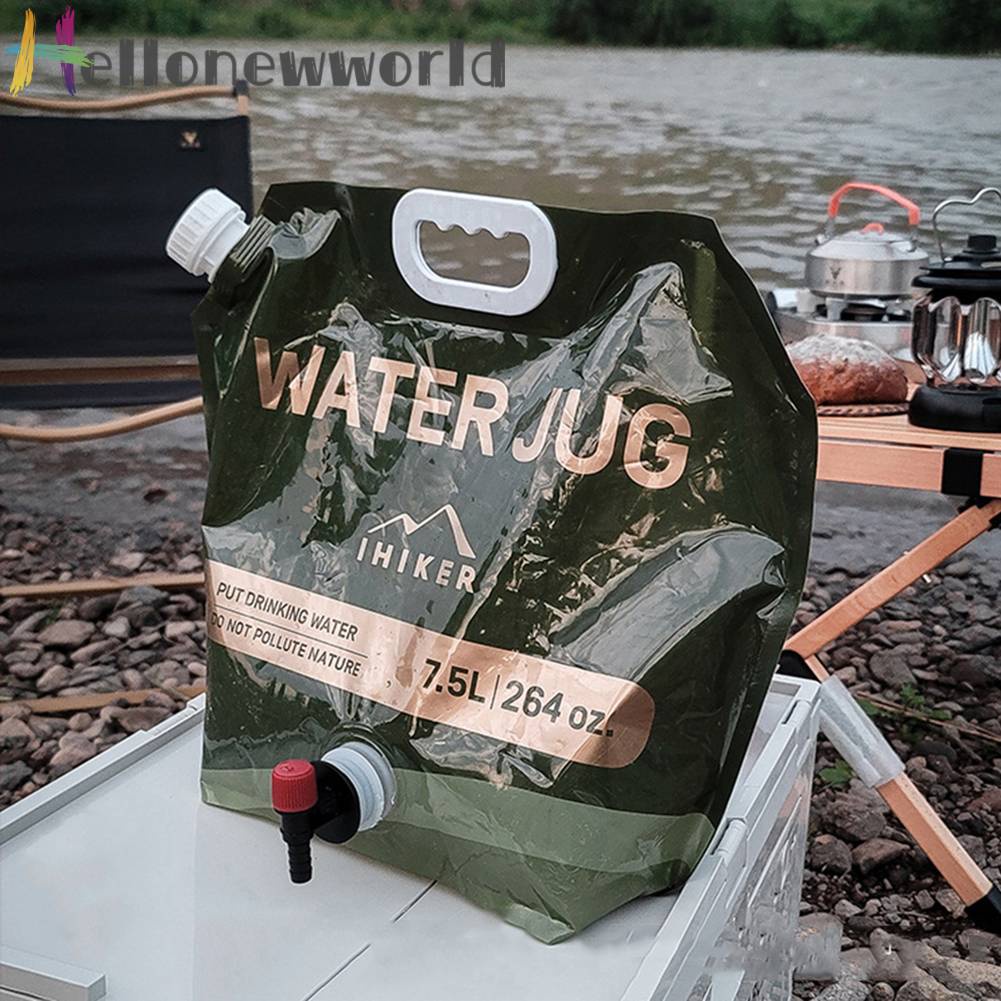 Túi Đựng Nước 7.5L 7.5L Không Rò Rỉ Tiện Dụng Mang Theo Du Lịch Cắm Trại