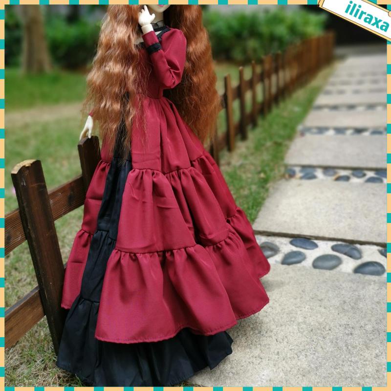Đầm cho 1/3 Búp bê BJD Bi nối búp bê Kiểu dáng cổ điển 24inch 60cm Bé gái búp bê