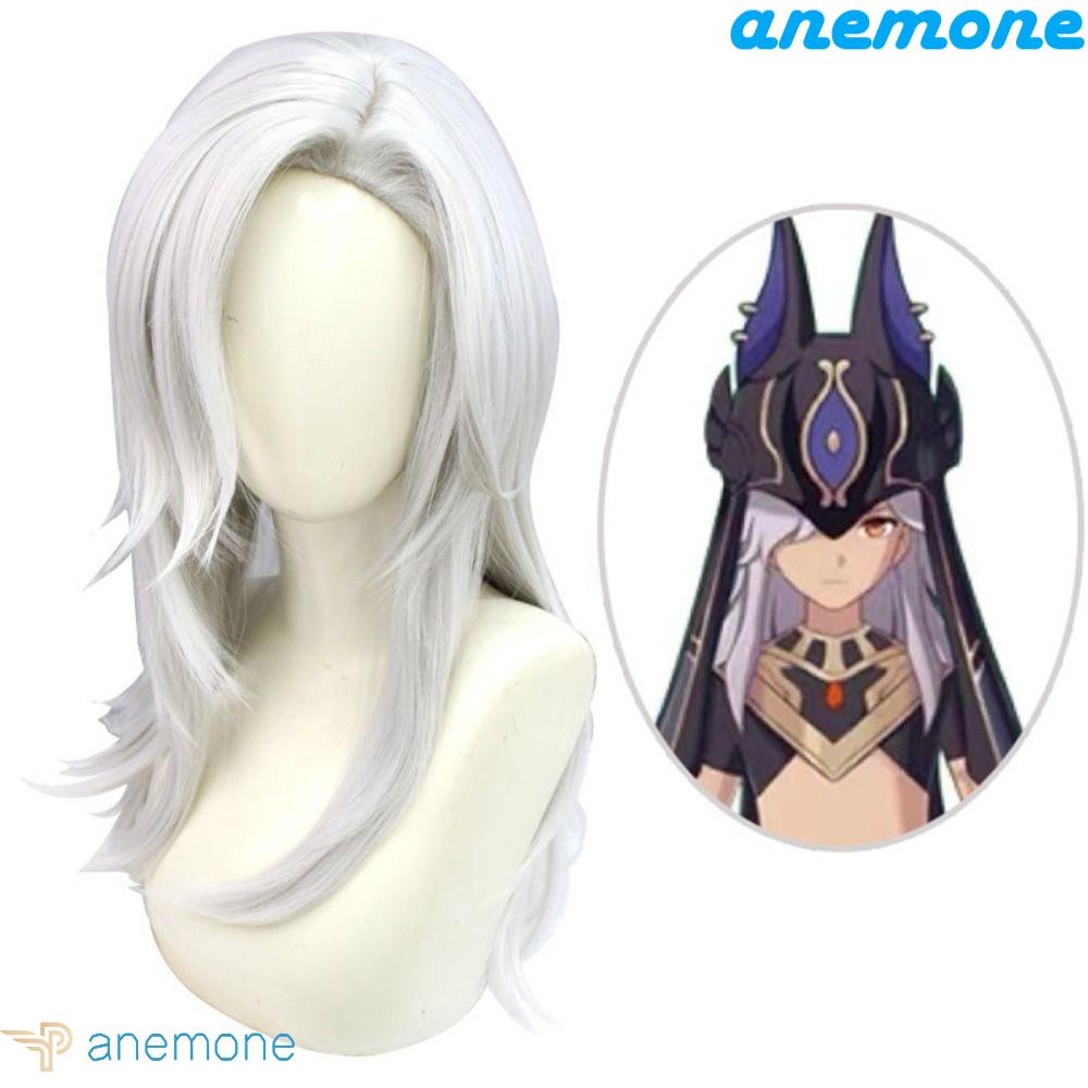 ANEMONE Bộ Tóc Giả Bằng Sợi Tổng Hợp Vô Hình Chịu Nhiệt Độ Cao Thoáng Khí Hóa Trang Halloween