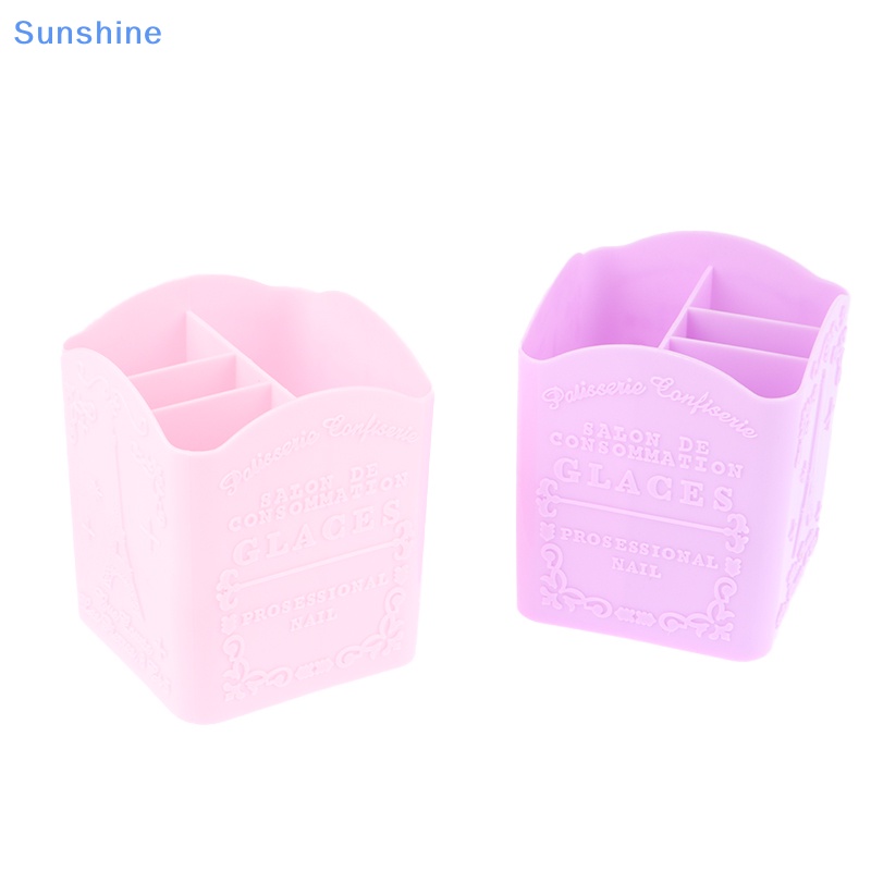 Hộp Đựng Cọ Trang Điểm 4 Ngăn Tiện Lợi