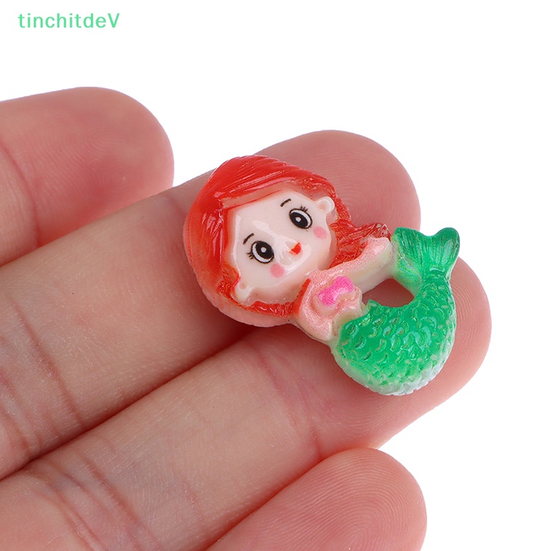 Set 10 Phụ Kiện Tóc Hoạt Hình Bằng Nhựa Resin Cho Bé Gái