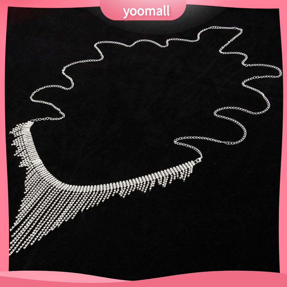 Dây Đeo Hông Đính Đá Tua Rua Thời Trang Đi Biển Mùa Hè Cho Nữ