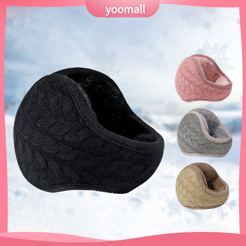 Chụp Tai Dệt Kim Dày Dặn Gọn Nhẹ Giữ Ấm Tai Có Thể Gập Gọn Cho Hoạt Động Ngoài Trời