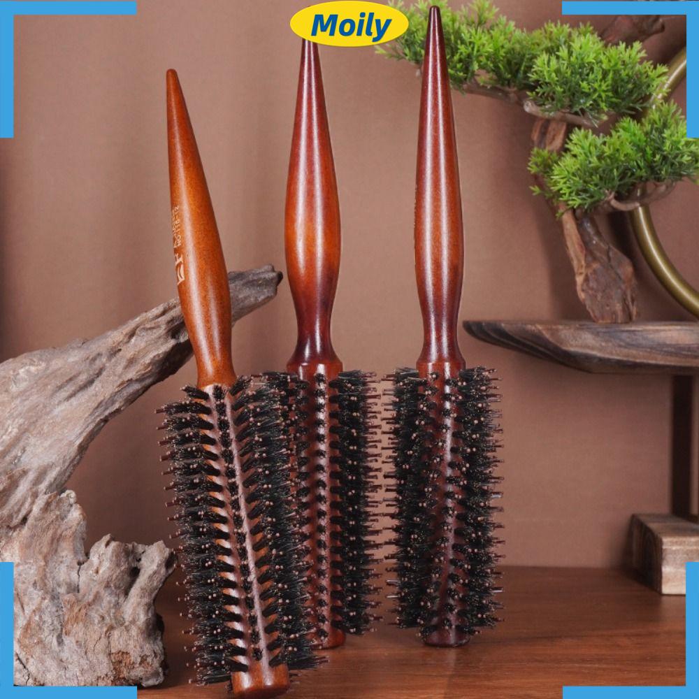 MOILYVN Lược Chải Tóc Xoăn / Thẳng Bằng Gỗ DIY