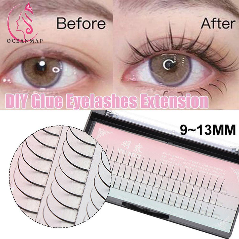 OCEANMAP Cặp Lông Mi Giả Trang Điểm Tự Làm Lâu Trôi Cho Nữ