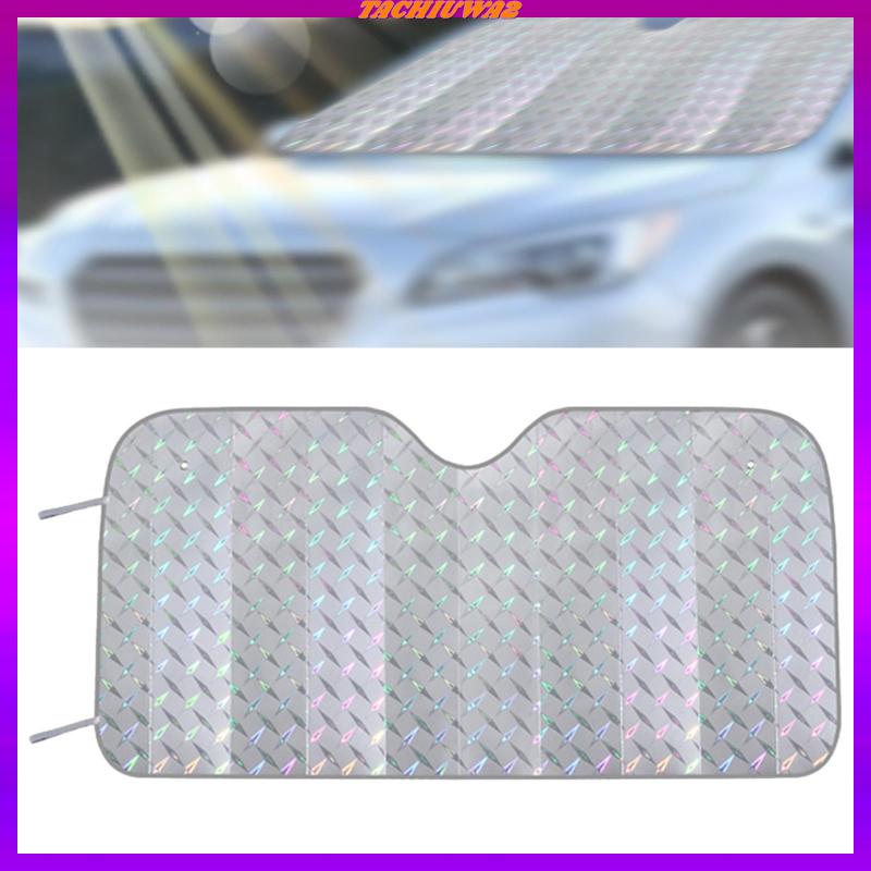 Tấm Che Nắng Dày Dặn Siêu Nhẹ Gắn Kính Chắn Gió Phía Trước Xe Hơi Gấp Gọn Tiện Lợi Sự Bảo