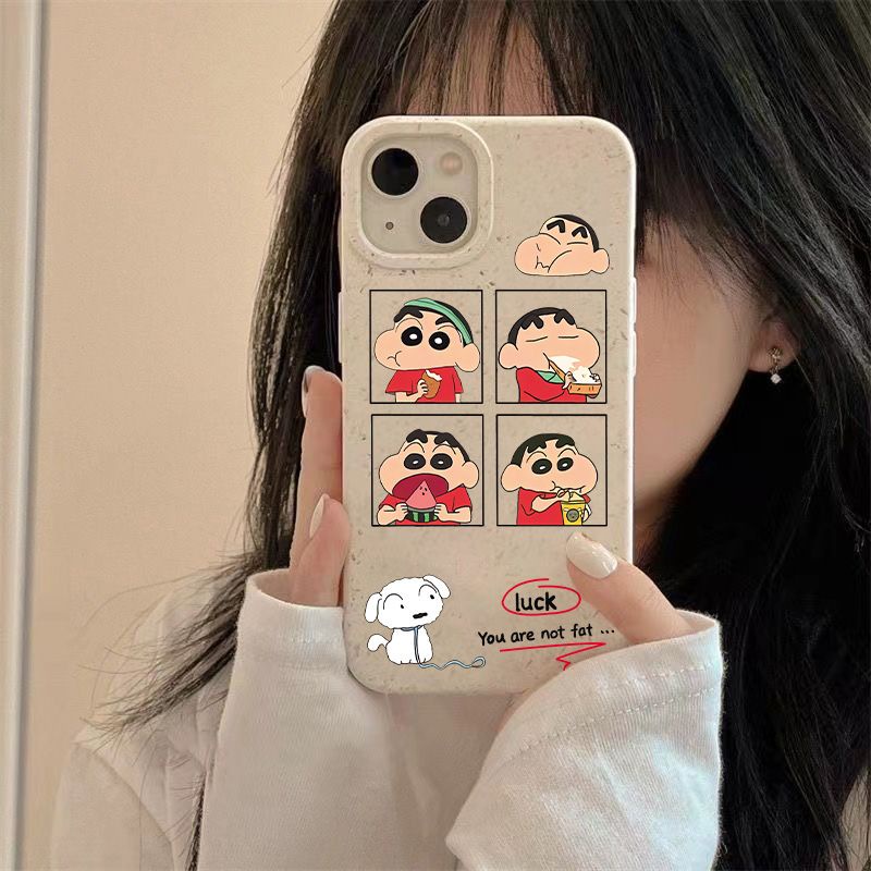 Ốp Lưng Bé Shin Ngộ Nghĩnh Nhiều Mẫu Mã Cho Điện Thoại Iphone12 13 1114pro7 8Pmax 2WUO