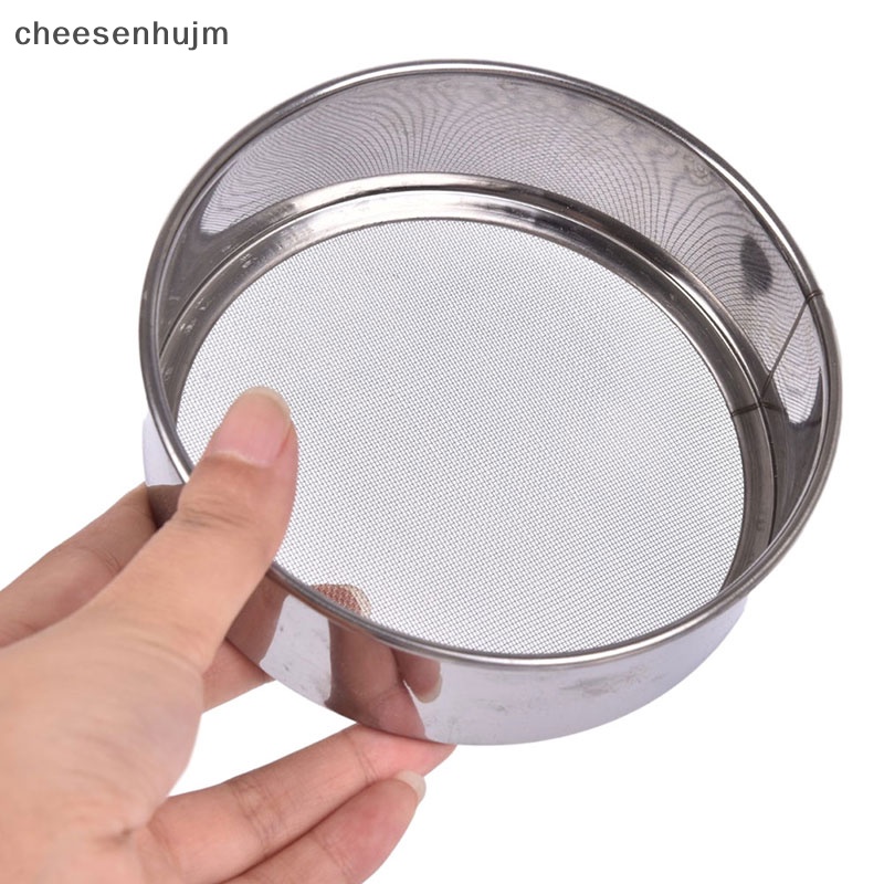 Rây Lưới Tròn Lọc Bột Bằng Thép Không Gỉ Tiện Dụng Cho Nhà Bếp