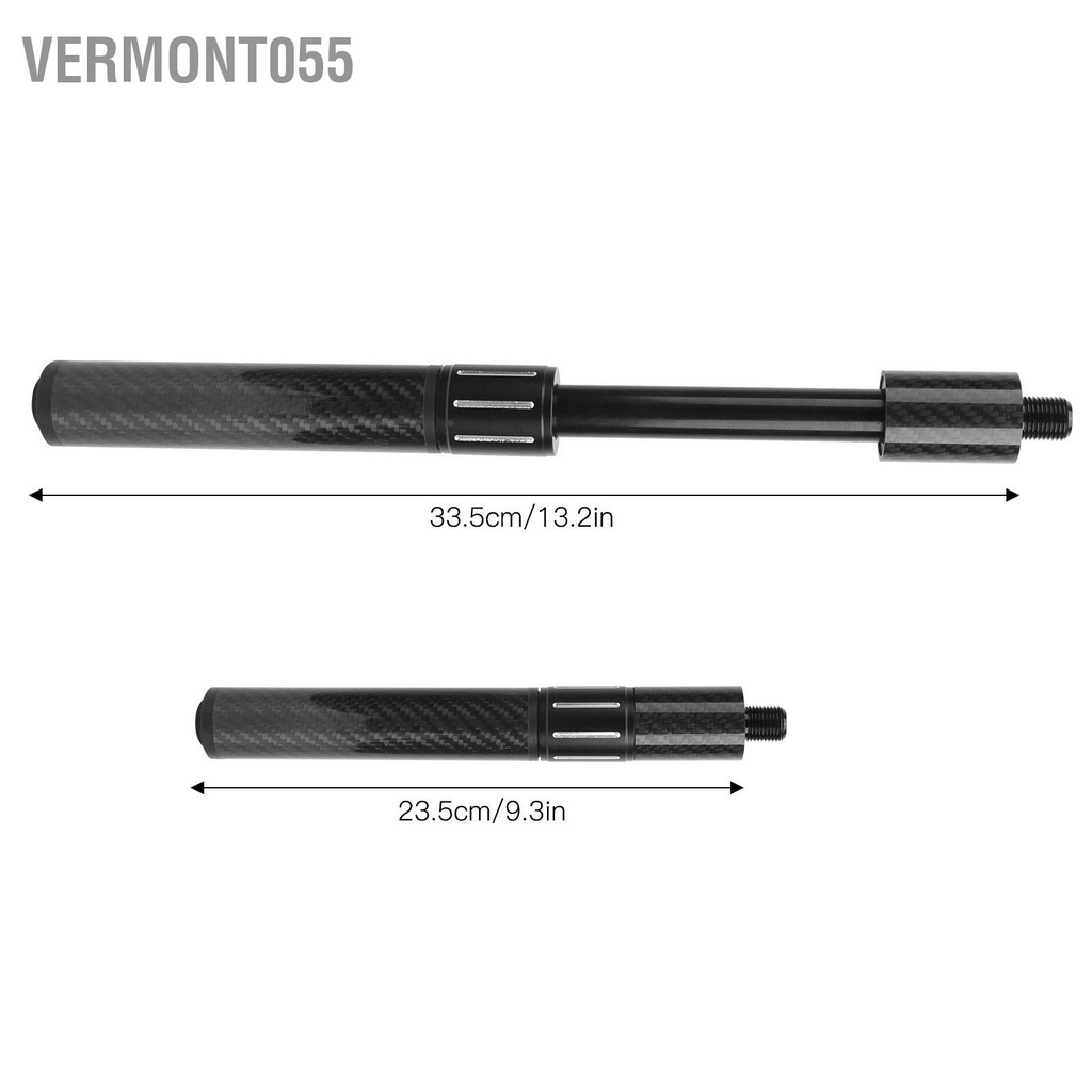 Vermont055 Bộ mở rộng có thể điều chỉnh Bida Kính thiên văn Pool Cue phận phụ kiện Sợi carbon