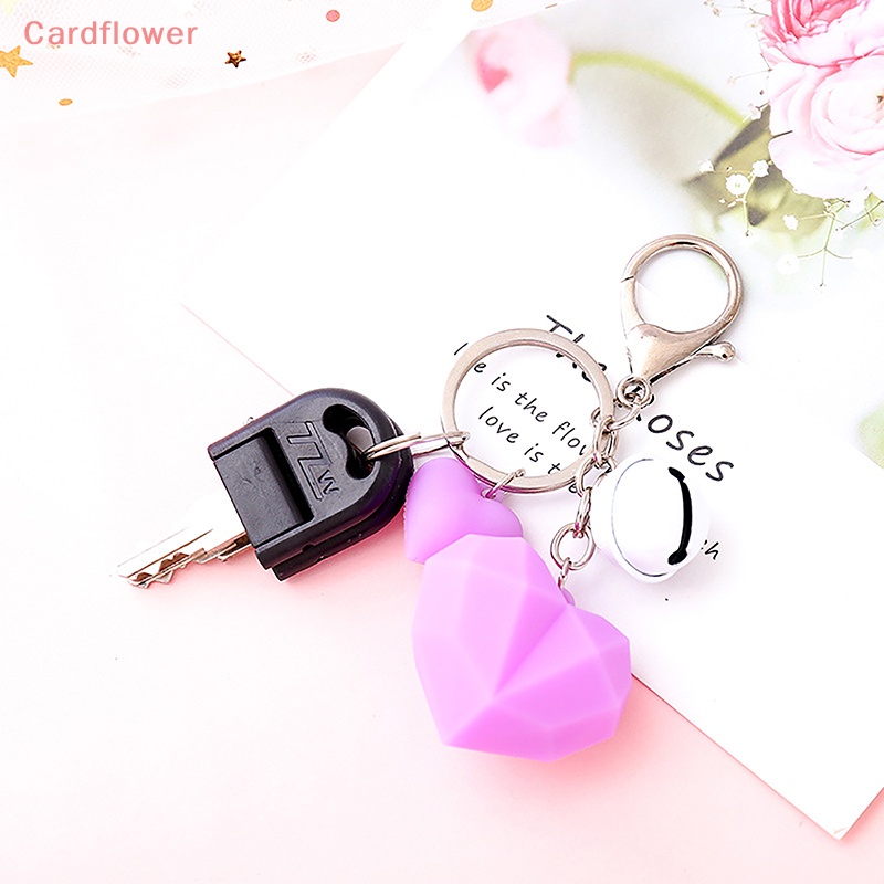 Hộp Đựng Tai Nghe / Móc Khóa Hình Trái Tim Ngọt Ngào DIY Mới