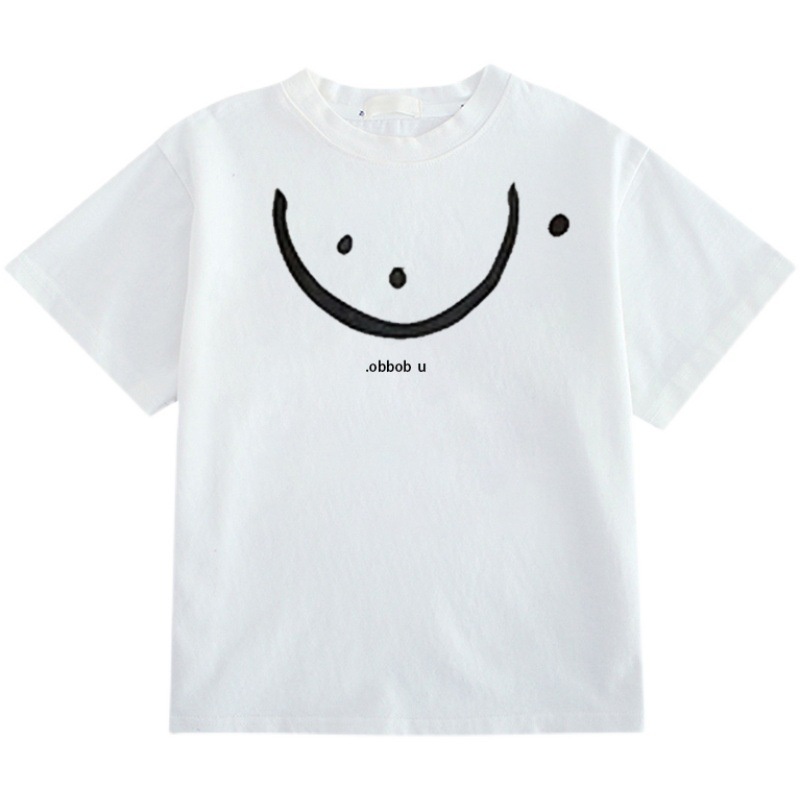 Áo Thun Cotton Tay Ngắn Dáng Rộng Thời Trang Mùa Hè 2023 Mới Cho Bé Gái