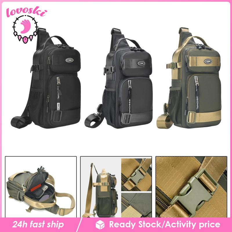 Túi Đeo Chéo Ngực Khóa Kéo Thời Trang Đường Phố Cá Tính