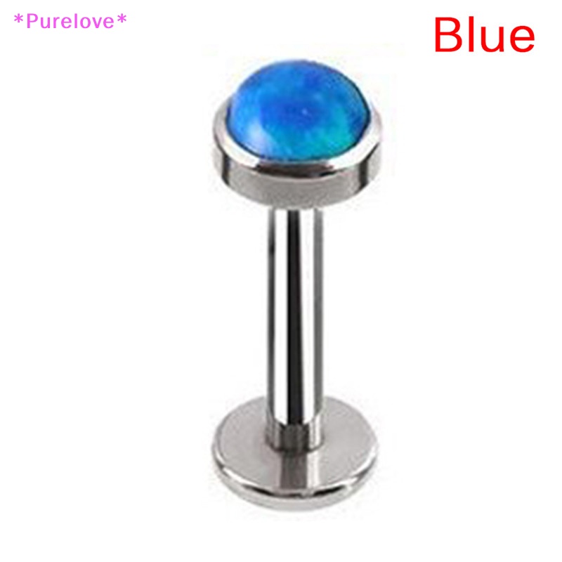 Khuyên Mũi / Môi Đính Đá Opal Kích Thước 6-8mm Mới