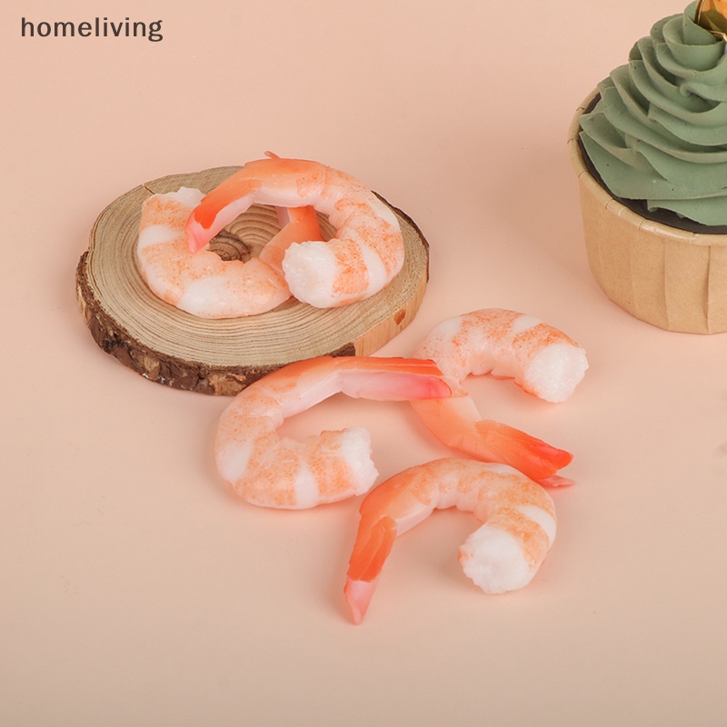 Bộ 5 Mô Hình Tôm Giả Bằng PVC Dùng Trang Trí