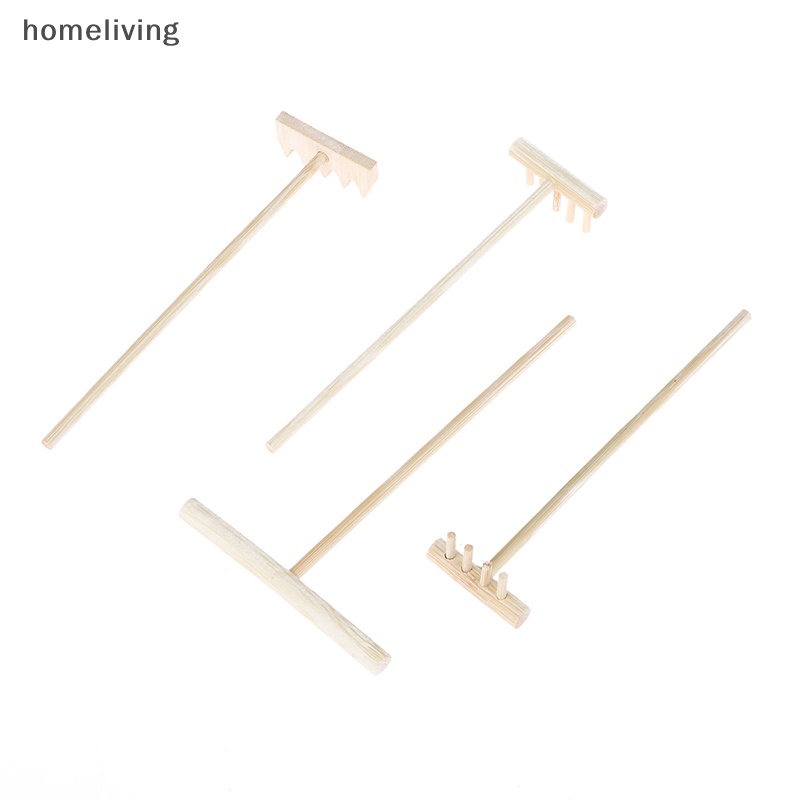 Mô Hình Bàn Ghế Bằng Tre Tỷ Lệ 1 / 12 Dùng Trang Trí Nhà Búp Bê / Tiểu Cảnh