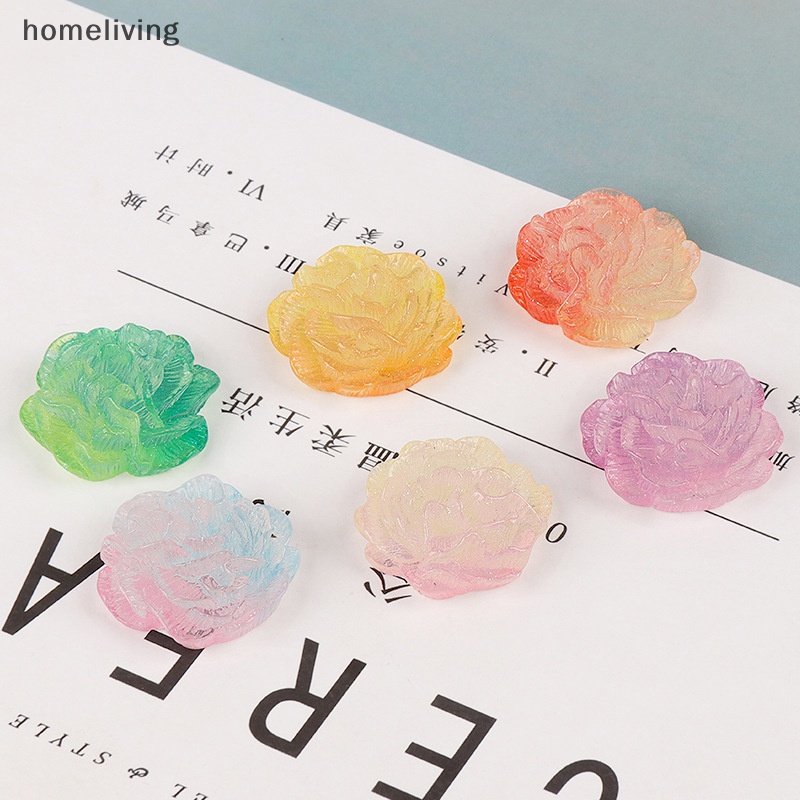 Bộ 2 Kẹp Tóc Hoa Trà Dạ Quang Xinh Xắn