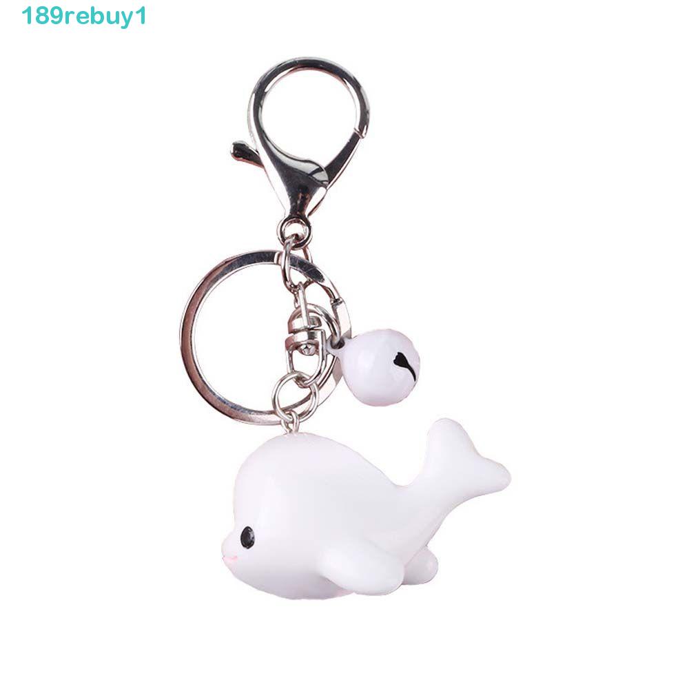 Rebuy1 Móc Khóa Ba Chiều Hình Cá Voi Xanh Dương Ba Chiều Bằng Hợp Kim Làm Quà Tặng Cho Nam Và Nữ