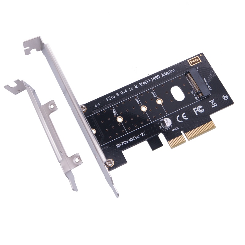 M.2 nvme ssd ngff sang pcie x4 thẻ chuyển đổi m key riser multiplier pci-e pci express 3.0 4x to 223