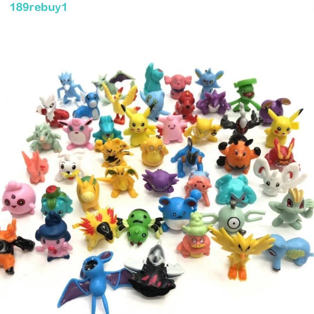 Mô Hình Đồ Chơi Mini Bằng PVC Hình Pokemon REBUY1 Dành Cho Trẻ Em