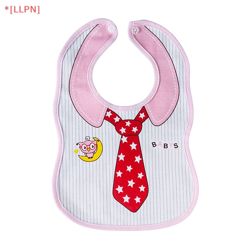 [loyaltysun] Yếm Ăn 3 Lớp Dày Dặn Họa Tiết Hoạt Hình Cho Bé Sơ Sinh