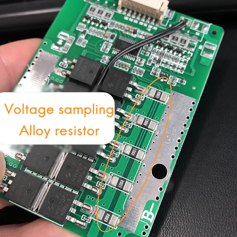 Bảng Mạch Bảo Vệ Pin Sạc 6S 24V BMS Lithium MOS Tăng Cường Bảo Vệ PCB-50A
