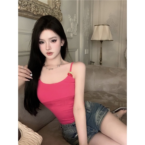 Áo Ống Ngắn Ôm Dáng Màu Trơn Thời Trang Mùa Hè 2023 Cho Nữ