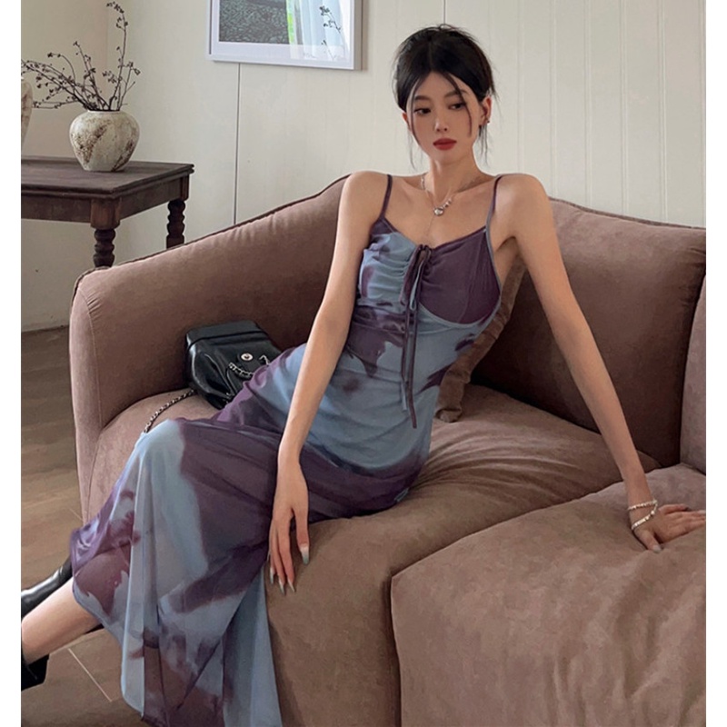 Đầm maxi In Hoa Gợi Cảm