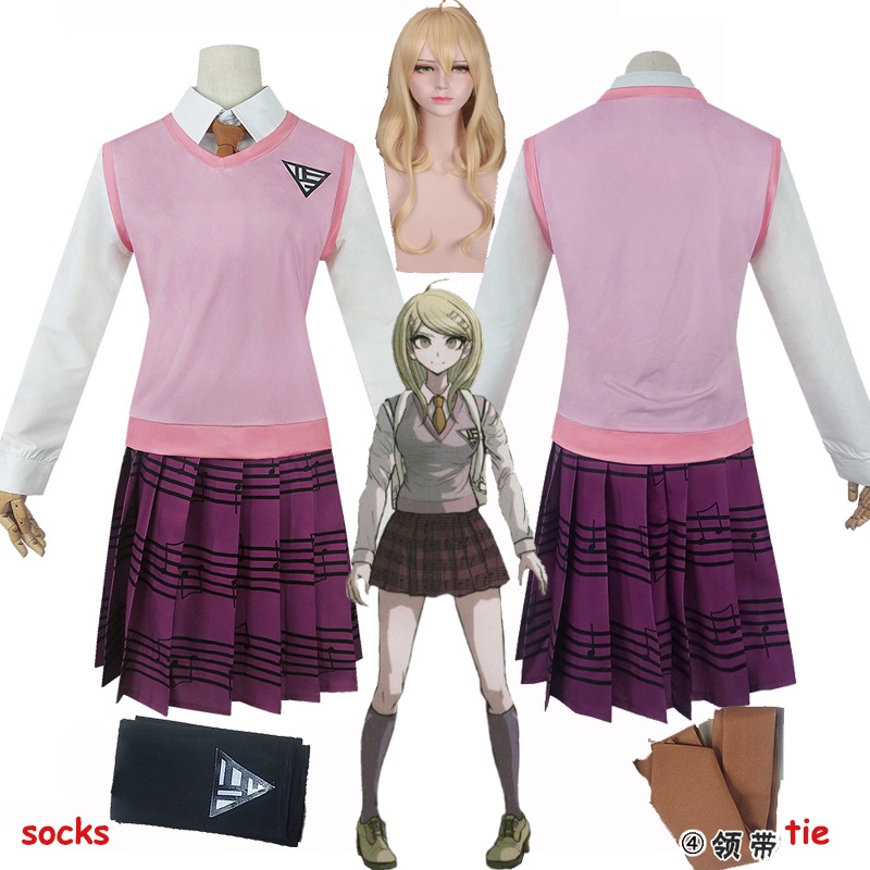 Trang Phục Hóa Trang Nhân Vật Hoạt Hình Nhật Bản danganronpa v3 akamatsu kaede