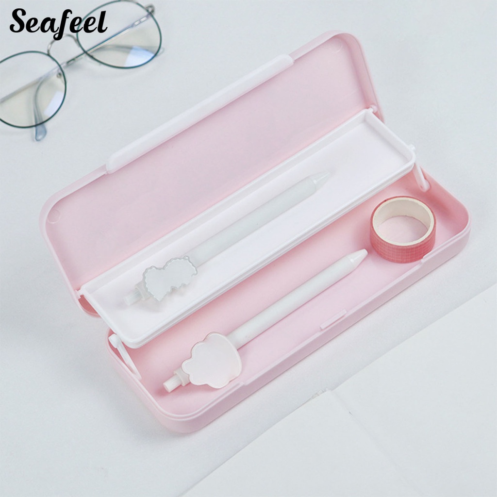 Túi Đựng Bút Bằng PP Viền Mịn Chống Mài Mòn Dung Tích Lớn Cho Trường Học