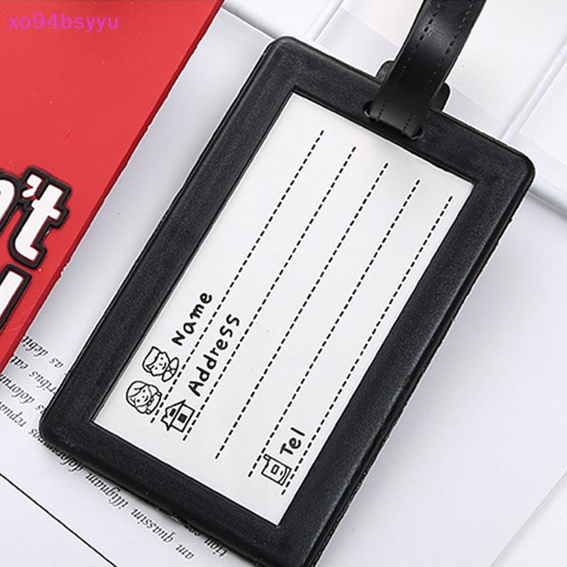 Thẻ Hành Lý Xo94Bsyu Bằng Silicon PVC In Chữ Tiện Dụng