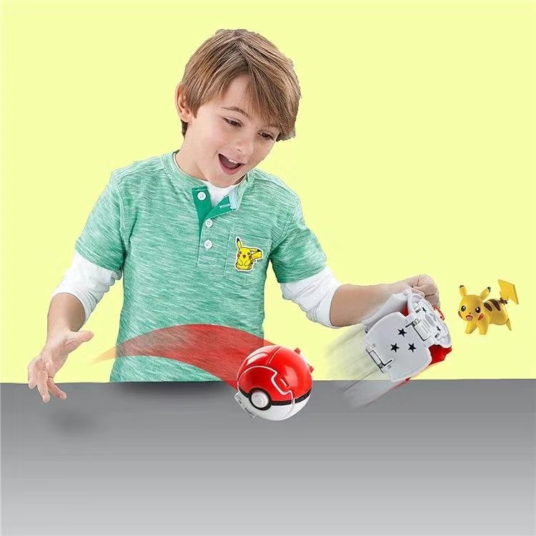 🥝ins Mô Hình Quả Bóng Lặn Biển Pokemon Dạng Lật Dùng Trang Trí